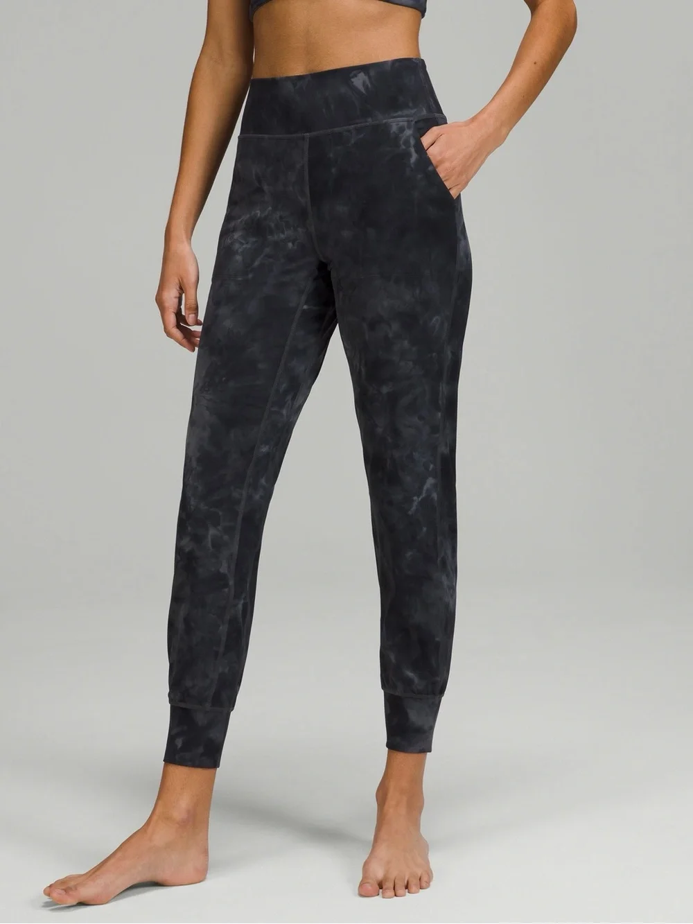 lululemon athletica Men's Black Tie-Dye Jogger Pants